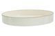 A & B Home Mimosa Glossy White Round Tray-2