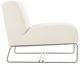 Moe's Home Collection Jules Off White Aluminum/Polyester Outdoor Accent Chair-2