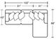 Jackson Furniture Polaris 2-Piece Off-White Right-Arm Facing Loveseat Sectional and Chaise-4