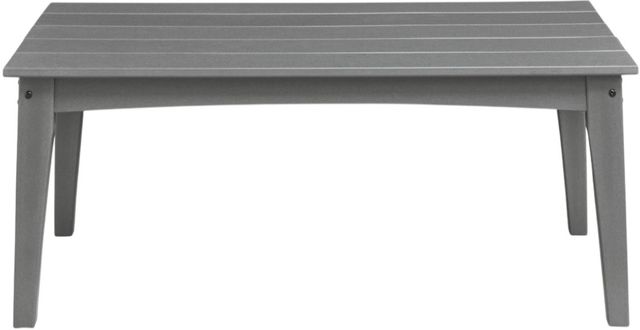 Signature Design by Ashley® Lone View Bay Gray Plastic Outdoor Cocktail Table-2