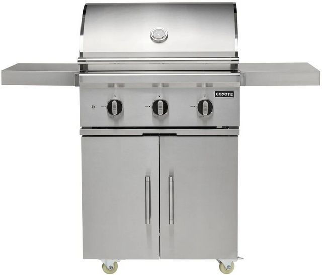 Coyote® C-Series 30" Freestanding Liquid Propane Stainless Steel Grill with 3 Infinity Burners