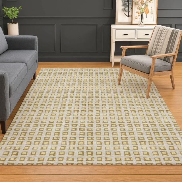 Dalyn™ Rug Company The Reserve TR4 Gold 5'x8' Area Rug-1