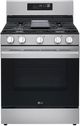 LG 30" Stainless Steel ProBake Convection® Smart Freestanding Gas Range-0