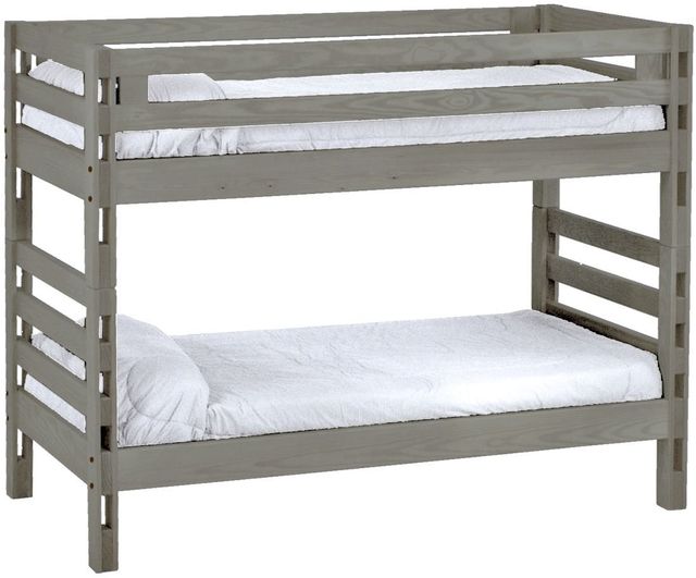 Crate Designs™ Furniture Storm Twin XL/Twin XL Ladder End Bunk Bed-0