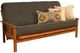 Kodiak Furniture Monterey Barbados/Linen Charcoal Full Futon with Mattress-0