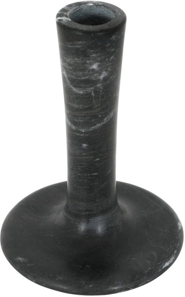 Moe's Home Collection East Black Veined Marble Tall Candle Holder-0