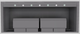 Vent-A-Hood® Designer Series 60" Gunsmoke Wall Mounted Range Hood-4