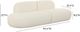 TOV Furniture Broohah Cream Sofa-2