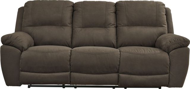 Signature Design by Ashley® Next-Gen Gaucho Espresso Manual Reclining Sofa-1