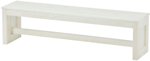 Banc En Bambou Laqué Blanc Et Tissu Coloris Gris - Longueur 60 X Hauteur 44 X Profondeur 30 Cm Pegane 53487088