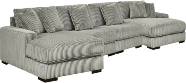 Signature Design by Ashley® Lindyn 4-Piece Fog Sectional with Double Chaise-0