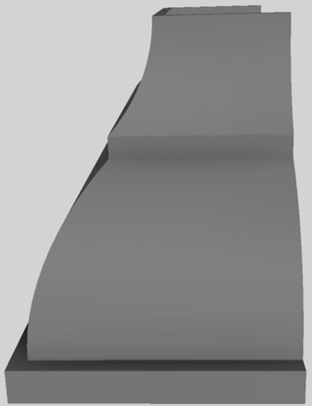 Vent-A-Hood® Designer Series 48" Gunsmoke Wall Mounted Range Hood-1