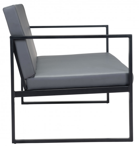 Zuo® Modern Claremont Gray Sofa-1