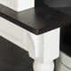 Sunny Designs™ Accent European Cottage Carriage House Console Table with Brown Top -3