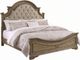 Liberty Furniture Magnolia Manor 4-Piece Taupe Mist/Weathered Bisque King Upholstered Bedroom Set-1