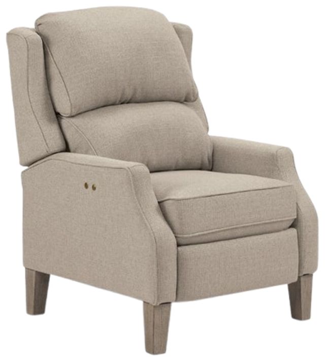 Best® Home Furnishings Customizable Pauley I Power High Leg Recliner with Dark Walnut Legs-0