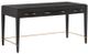 Currey & Company Verona Black Lacquered Linen Large Desk-1