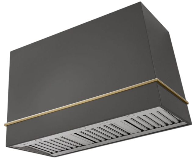 AGA Loge 48" Salcombe Blue Wall Mounted Range Hood with Polished Chrome Trim-0