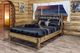 Montana Woodworks® Glacier Country Stain & Clear Lacquer California King Platform Bed-4