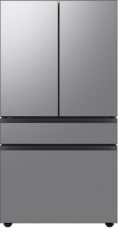 Samsung Bespoke 36 in. 22.9 Cu. Ft. Fingerprint Resistant Stainless Steel Counter Depth French Door Refrigerator with  Inner Beverage Center™ & FlexZone™ Drawer