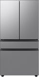 Samsung Bespoke 36" 22.9 Cu. Ft. Fingerprint Resistant Stainless Steel Counter Depth French Door Refrigerator with Inner Beverage Center™-0
