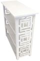 A & B Home White 36" Console Table-2