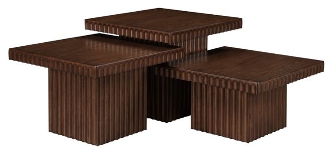 Meridian Furniture Spencer 3-Piece Brown Occasional Table Set-1