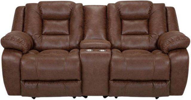 Franklin™ Hayworth Whitman Maple Power Reclining Loveseat-2