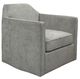 Elements International Hamlin Cement Swivel Chair-0