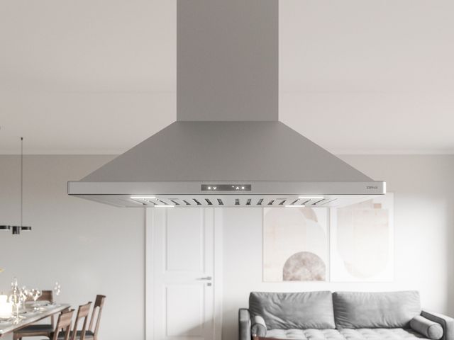 Zephyr Napoli 36" Stainless Steel Island Range Hood-4