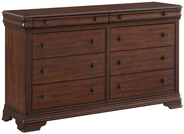 Elements International Phillipe Cherry 8-Drawer Dresser-0