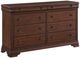 Elements International Phillipe Cherry 8-Drawer Dresser-0