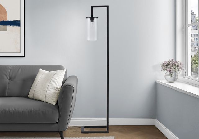 Monarch Specialties Inc. Black 68" Square Floor Lamp-1