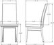 Amisco Customizable Merlot Dining Side Chair-3