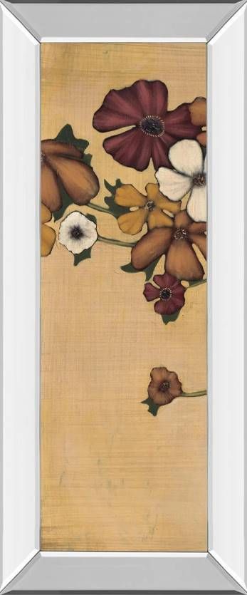Classy Art Wandering Bouquet by Maja 42" Mirrored Frame Wall Art-0