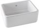 Rohl® Shaws Original 24" Apron Front Kitchen Sink-White-0