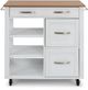 homestyles® Storage Plus Off-White Kitchen Cart-0