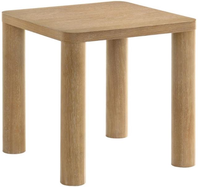 Coaster® Castlewood Washed Oak Side Table-0