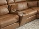 Flexsteel® Customizable Bernard Power Reclining Sectional with Power Headrest and Lumbar-4