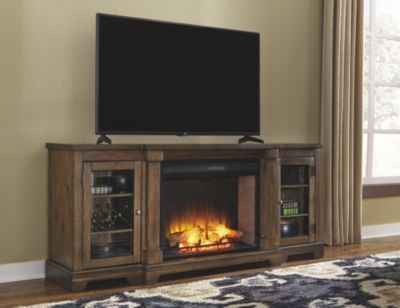 Signature Design by Ashley® Flynnter Medium Brown 75" TV Stand-3