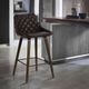 Armen Living Dani Black/Brown Counter Stool-1