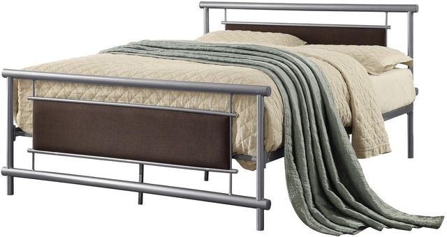 Homelegance® Gavino Youth Grey Metal Platform Bed-0