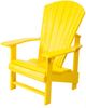 C.R. Plastic Generation Line Yellow Upright Adirondack-1