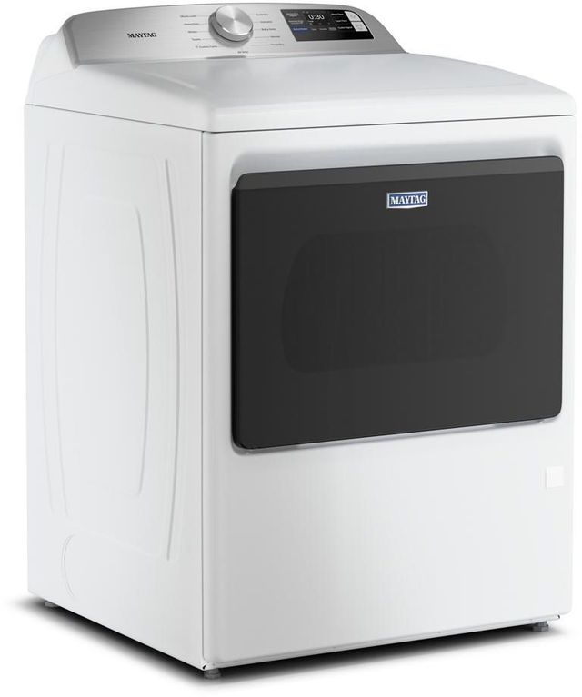 Maytag® 7.4 Cu. Ft. White Gas Dryer with Extra Power and Advanced Moisture Sensing-2