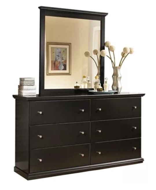 Signature Design by Ashley® Maribel 3-Piece Black King or California King Panel Headboard Bedroom Set-2