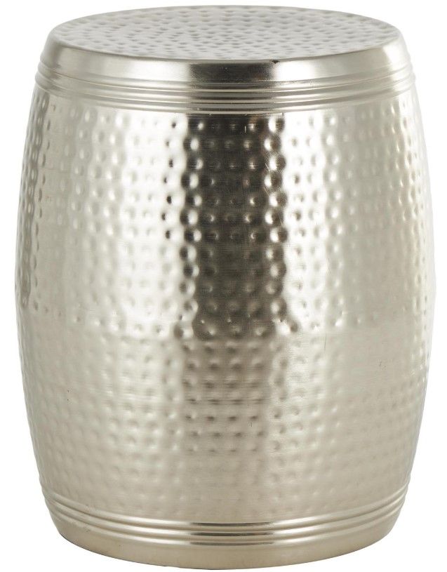 Deco Marche Silver Accent Table-1