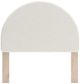 Signature Design by Ashley® Shapella Tan/White Full Upholstered Panel Headboard-1