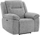 Kate Preston Home Everest Gray Power Recliner with Power Headrest-0