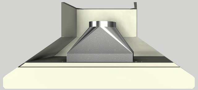 Vent-A-Hood® 66" Biscuit Wall Hood-3