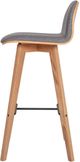 Moe's Home Collection Napoli Grey Bar Stool-1